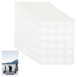 240 Pieces Photo Corners Self Adhesive Photo Corner Stickers, Scrapbook Picture Corners, Acid Free Self-Adhesive Photo Mounting Corners for DIY Scrapbooking Photo Album Journal Diary, 10 Sheets