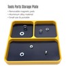 Magnetic Desktop Screws Tools Parts Tray Holder Storage Plate Box