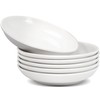 Cabaubl White Dessert Plates Ceramic,Set of 6 Small Dinner Plates,6