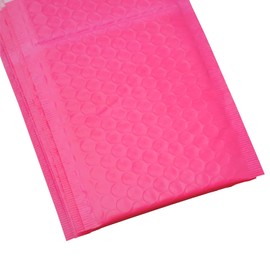 AirnDefense 200#5 10.5x16" Pink Poly Bubble Mailers Shipping Padded Envelope