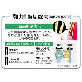 プレミアムケア高歯垢除去・6列超コンパクト ふつう 3本組