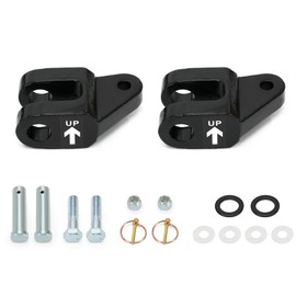 Xxamz BX88357 7/8" Pins Tow Bar & Off Road Bumper Adapter Kit Compatible With Blue Ox Avail BX7420, Ascent BX4370, Alpha BX7365, Aventa BX7445, Alladin BX4325, Allure BX7460P BX88296, BX88303, BX88304