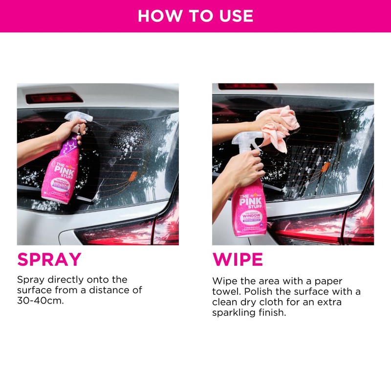 The Pink Stuff Stardrops Miracle Window and Glass Cleaner with