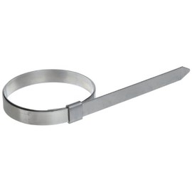 BAND-IT JS2419 Junior 1/4" Wide x 0.020" Thick, 1-3/8" Diameter, 201 Stainless Steel Smooth I.D. Clamp (100 Per Box)
