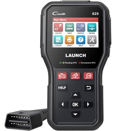 LAUNCH CR629 OBD2 Diagnostic Device for Automotive ABS & SRS Diagnostics, Fault Diagnostic Device for Active Testing, Oil Reset, SAS Service, Full OBD2 Function, DTC Lookup, Japanese Language