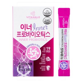 Vitahalo Inner Probiotics, 60g, 1 piece / 비타할로 이너 프로바이오틱스, 60g, 1개