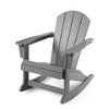 Adirondack Rocking Chair, HDPE Outdoor Rocker with UV Protection &