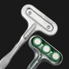 Portable 18lb Magnetic Pickup Tool With Release, Permanent Magnetic Sweeper