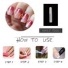 MISUD Press on Nails - Short Square Fake Nails with