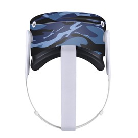 Head Case Designs Blue Camo Camouflage Vinyl Sticker Skin Decal Cover Compatible with Meta Quest 2