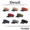 White Fang CZ094 Marine Cap, Long Face, Newsacket, Hat, Stylish,