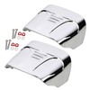 SHMTOOL 2pcs Motorcycle Taillight Cover without Slots Rear Tail Light