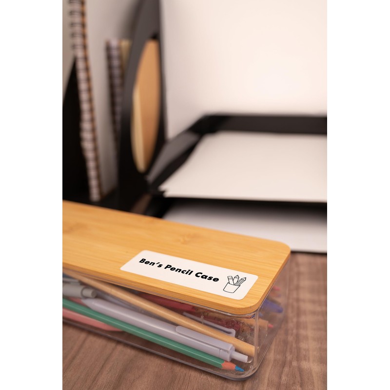 Reddkyte Multipurpose White Labels - Pack of 50 Sheets, 99.1X