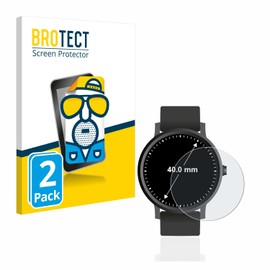 2x Brotect Matte Screen Protector for Watches (Circular, Diameter: 40 mm) Screen Protector Matte Anti Reflective Film