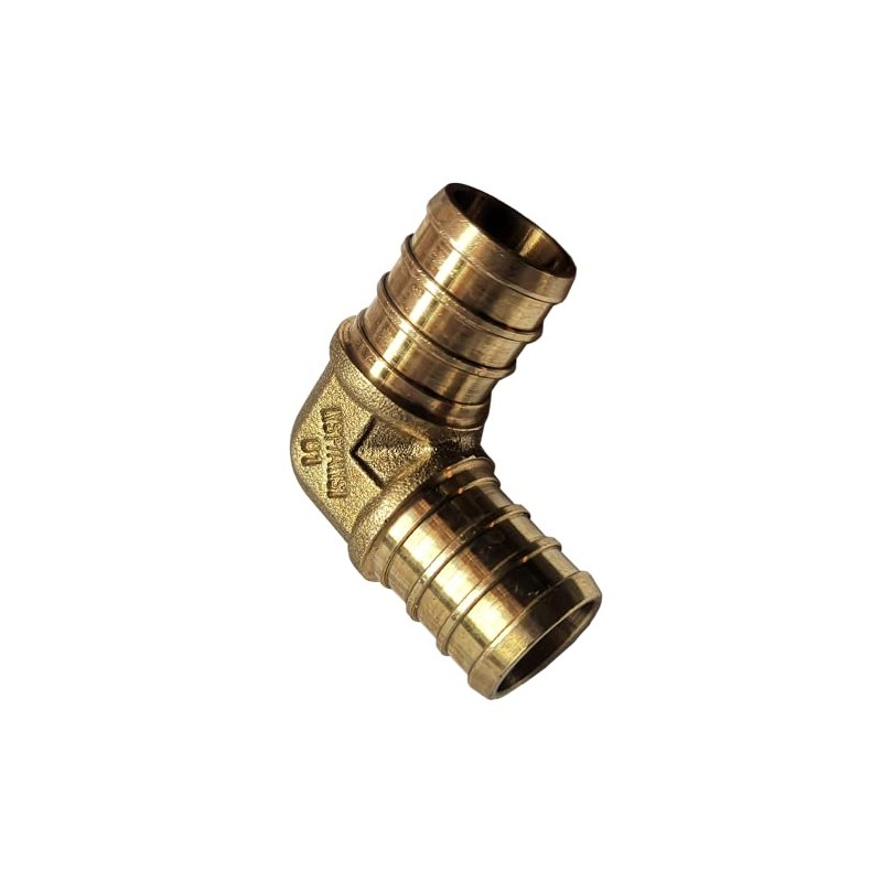 5 Pieces 5/8" x 5/8" Pex Elbow, Brass, Pex B,