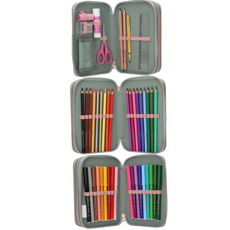 Depesche 13403 Miss Melody Romantic Fields - Filled 3-Compartment Pencil
