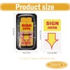 200 Pcs Sign Here Stickers, Tabs, Notes Tabs, Its Flags