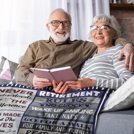 Retirement Gifts for Men, Retirement Gifts for Men 2025, Retirement Gifts, Best Gifts for Retirement Men, Retired Gifts for Men, Best Retirement Gifts Man, Farewell Gifts, Retirement Blanket 50"X60"