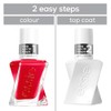 Gel by essie Longwear Nail Polish, Red Nail Varnish, Rock