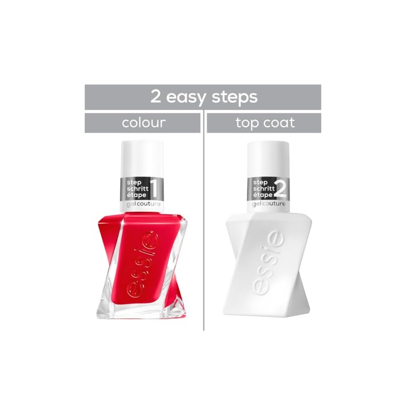 Gel by essie Longwear Nail Polish, Red Nail Varnish, Rock