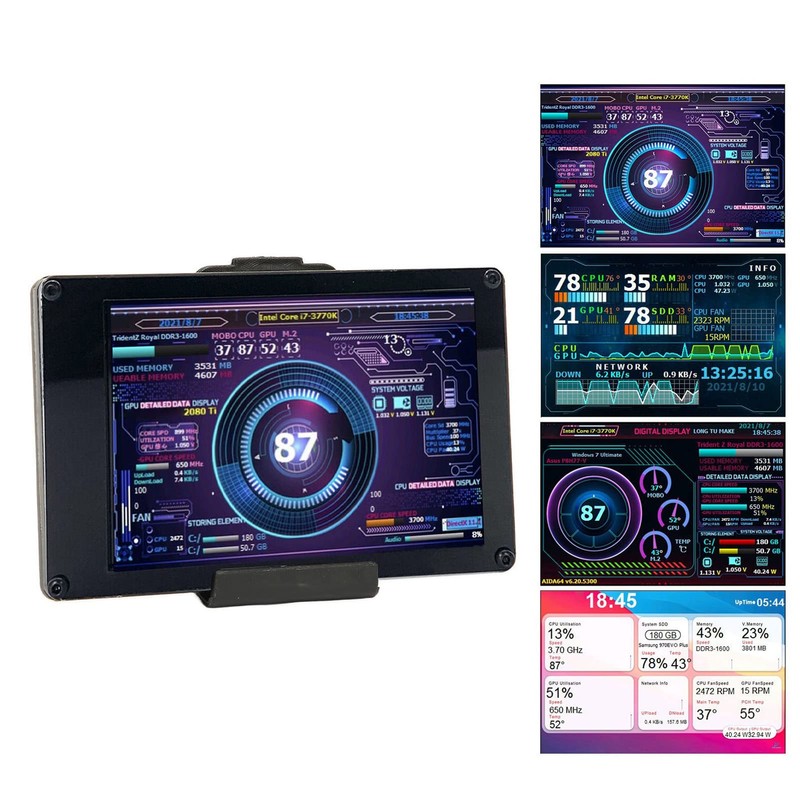 Sxhlseller , 3.5 Inch IPS USB Computer Temp, PC Sensor