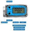 Xuhal 2 Pcs Digital Turbine Flow Meter Fuel Flow Meter