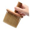 Baluue Wooden Barber Neck Duster Brush with Soft Bristles Professional
