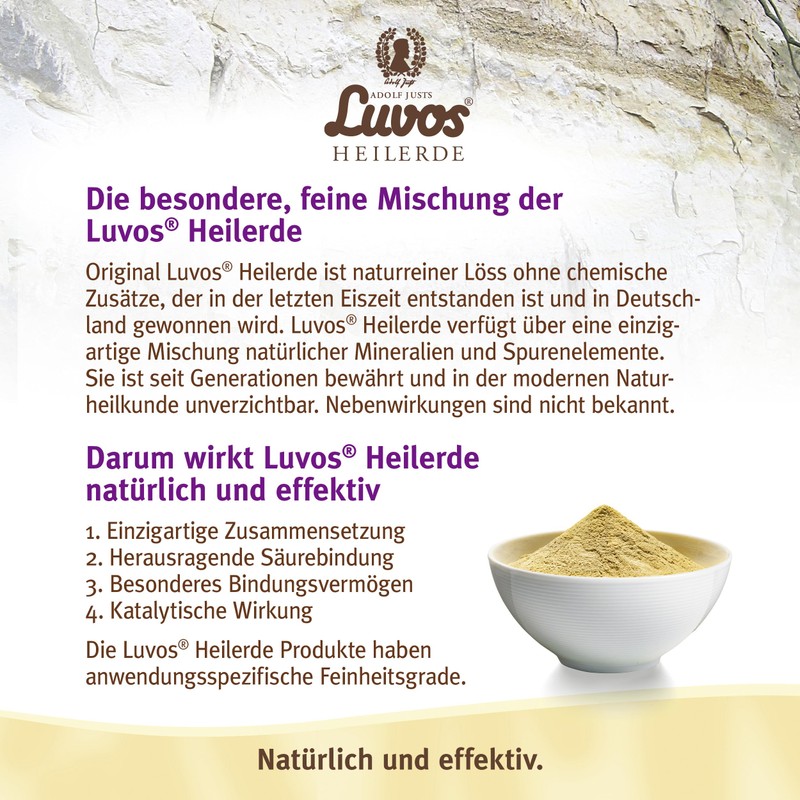 Luvos Healing Clay Microfine Capsules - Natural Remedies for Binding