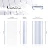 30pcs Wire Shelf Label Holder Wire Rack Labels with 30Pcs