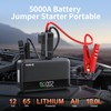 Jump Starter with Air Compressor, 5000A Battery Jumper Starter Portable