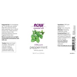 Now 4 Fl Oz Peppermint Essential Oil 100 Pure Undiluted for Aromatherapy