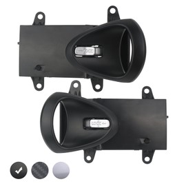 APPERFiT Interior Door Handle Pair Compatible with Nissan 350Z 2003 2004 2005 2006 2007 2008 2009