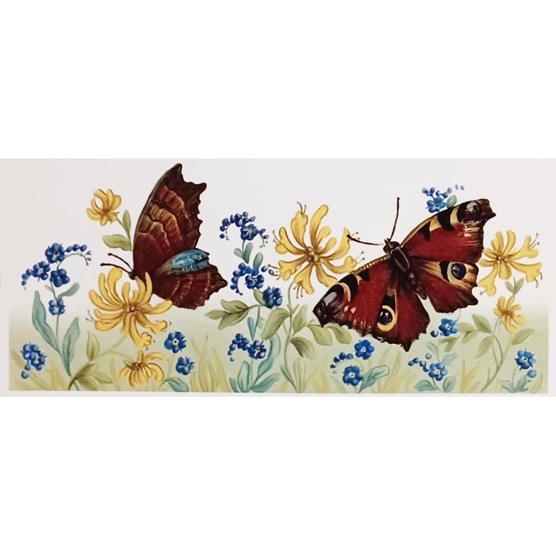 Rainbow Decors Garden Butterflies Mugs Set of 3 Bone China