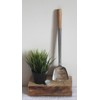 AAF Nommel® Wok Spatula Flat Spahtel 004 Riveted Stainless Steel