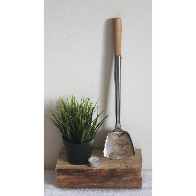 AAF Nommel® Wok Spatula Flat Spahtel 004 Riveted Stainless Steel