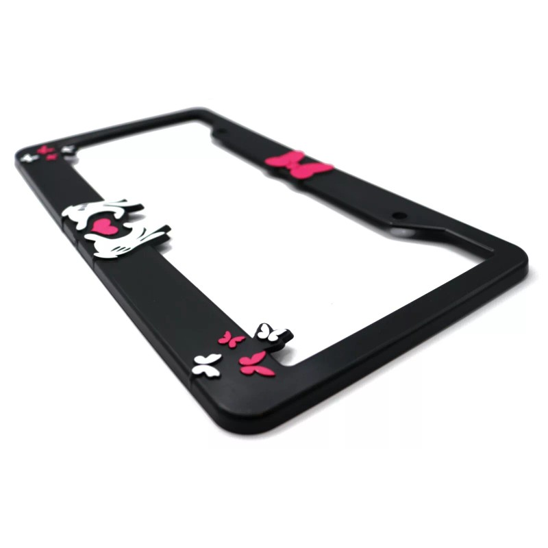 LP Frameworks Minnie Bow 3D Raised License Plate Frame