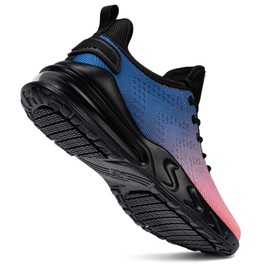 LARNMERN Womens Slip On Shoes Work Non Slip Sneakers Walking Water Resistant Zapatillas Zapatos Trabajo Food Service Chef Kitchen (8.5,Candy Pink)