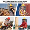 Ultrafun 2 Pcs Hard Hat Sun Shade Full Brim Mesh