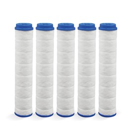 Savewater Deluxe 5 Piece Shower Filter Venteo Replacement Filter for Shower Head Particle Filter System