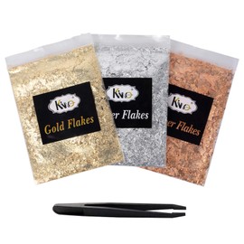 Kinno Silver Leaf for Gold Plating Nail Art Painting (3 Colors)