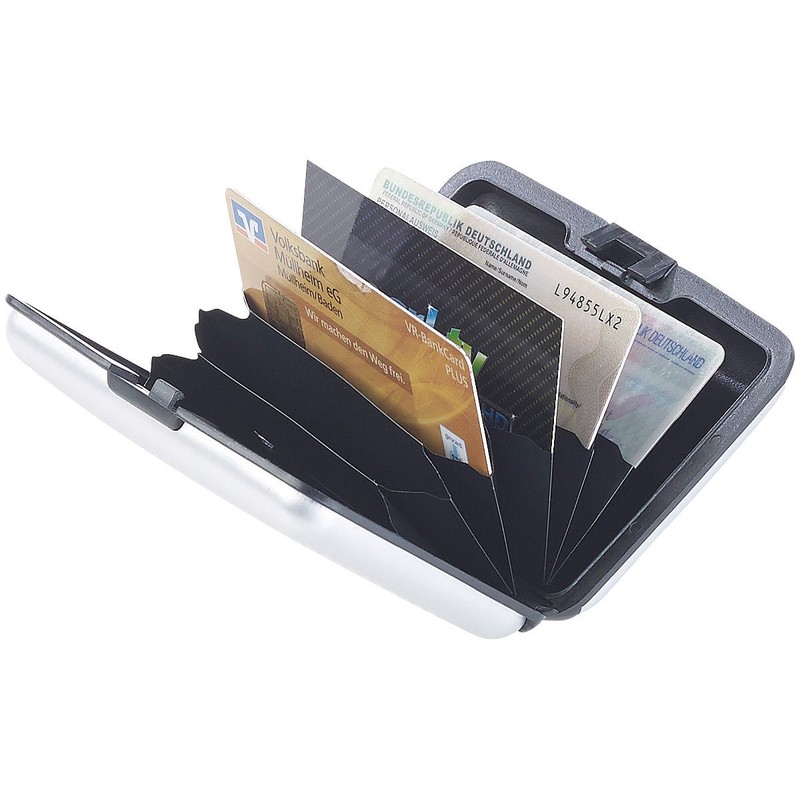 Xcase Card safe: Elegant Aluminium RFID Card Case, Protection for