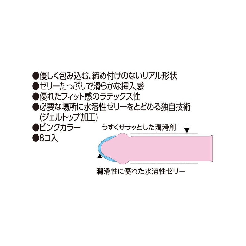 ジェクス グラマラスバタフライ リアル 8個入