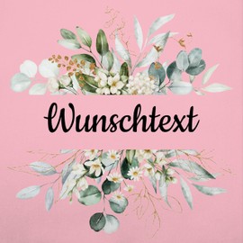 Geschenk mit Namen personalisiert by Shirtracer - Apron - Design Your Own Print - Desired Text I Own Text, 1 Pink