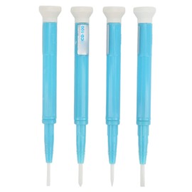 YUMILI Ceramic Screwdriver, Set of 4 Ceramic Screwdrivers, Stepper Motor Driver, Bit Slot, Phillips 1.3/1.8/2.6/2 mm for Electric Screwdrivers, Hand Screwdrivers, Electric Drills