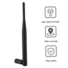 Gatuida 12pcs Dual-Band WiFi Antenna SMA Connector for Wireless Routers