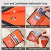 VISOUL Small Wallet for Women Genuine Leather, Compact Bifold Card