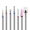 GreenLife 7pcs Nail Drill Bits Kit Emery Diamond Bit Set