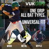 VukGripz Legacy Neon Green Baseball Bat Grip Tape - Non-Sticky,