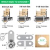 10 Pack Tool Box Lock with Keys, 5/8" Cabinet Lock