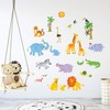 DECOWALL DW-1513N Jungle Animals Jungle Animals Wall Sticker Wall Decoration